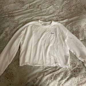 H&M Sweater white médium